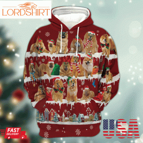 Chow Chow Snow Christmas 3D Hoodiegif