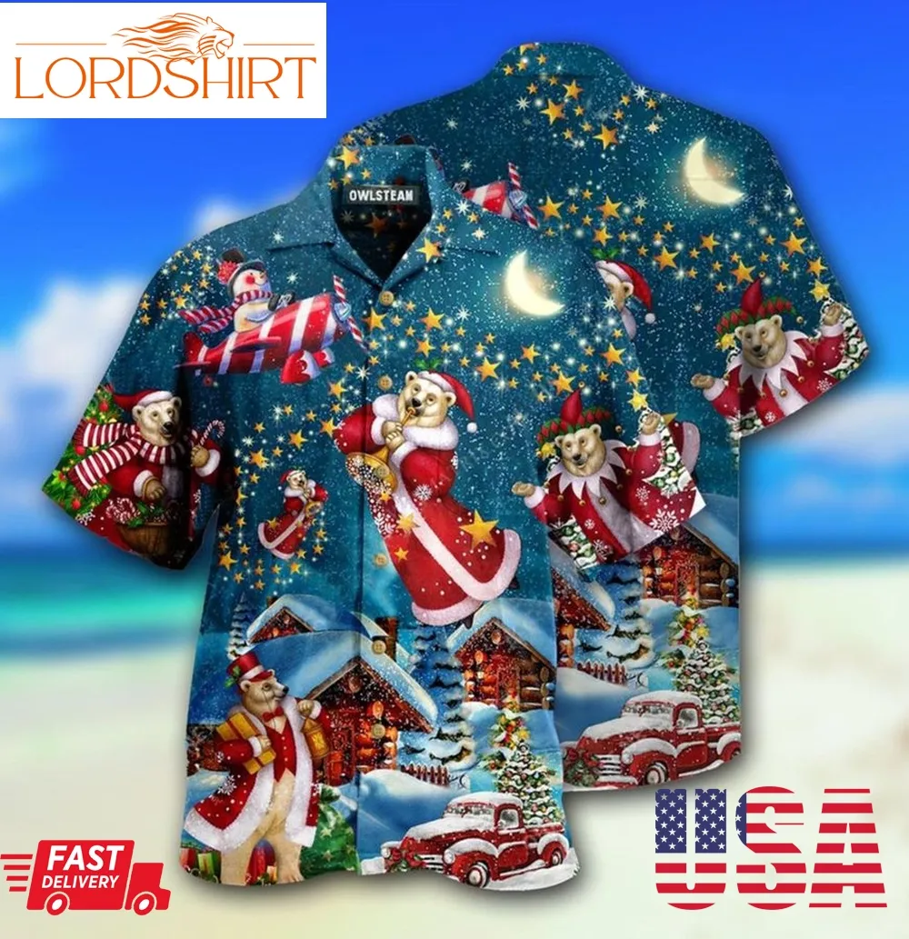 Christmas Best Santa Hawaiian Shirt