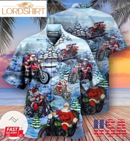 Christmas Driving With Santa Claus Edition Hawaiian Shirt