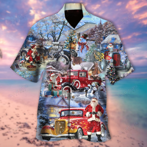 Christmas Is Better With Hot Rod Hawaiian Shirt Tv21101 Re