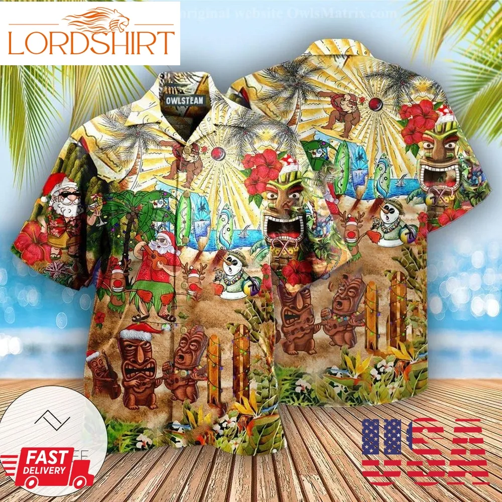 Christmas Mele Kalikimaka From Hawaii Edition Hawaiian Shirt