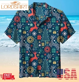 Christmas Pattern Hawaiian Shirt