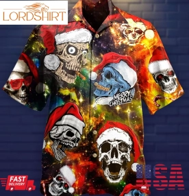 Christmas Skull Hawaiian Shirt