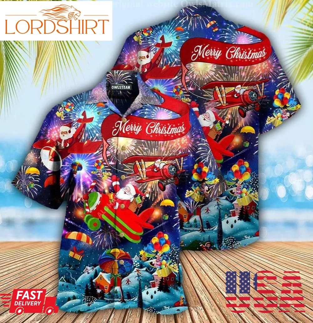 Christmas Spreading Love Santa Hawaiian Shirt