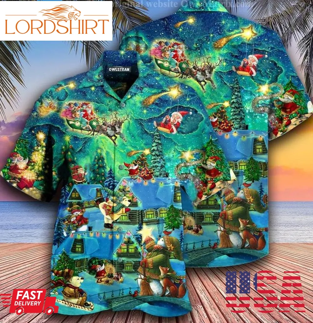 Christmas The Magical Night Hawaiian Shirt