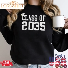 Class Of 2035 Grow With Me Graduation First Day Of School T Shirt B0b1bcgfsz