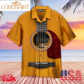 Classical Guitar Music Aloha Hawaiian Shirt