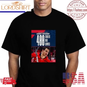 Congratulations Garnet Hathaway 400 Career Nhl Games With Washington Capitals Vintage T Shirt