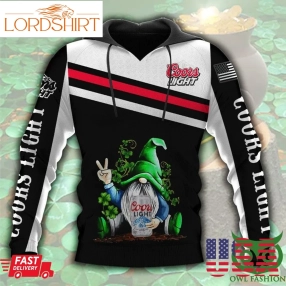 Coors Light Beer Witch Holding Can Red And White Lines 3D Hoodie