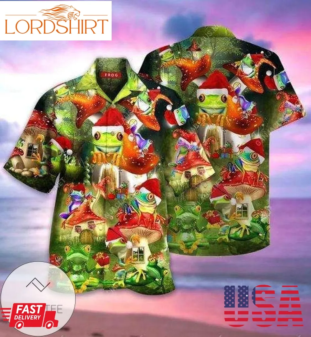 Cover Your Body With Amazing Hawaiian Aloha Shirts Amazing Christmas Frog Light