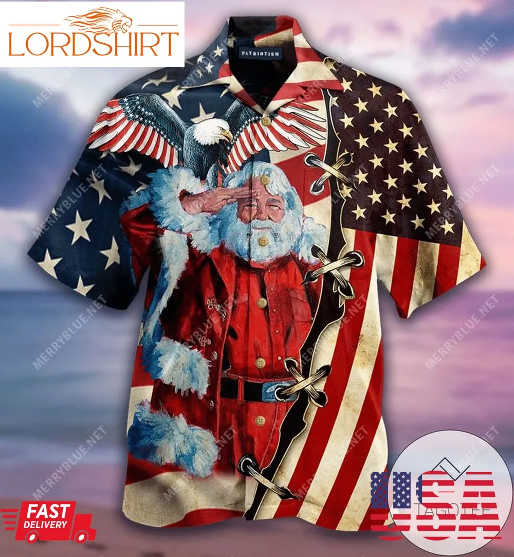 Cover Your Body With Amazing Patriotism America Christmas Unisex Authentic Hawaiian Shirt 2023