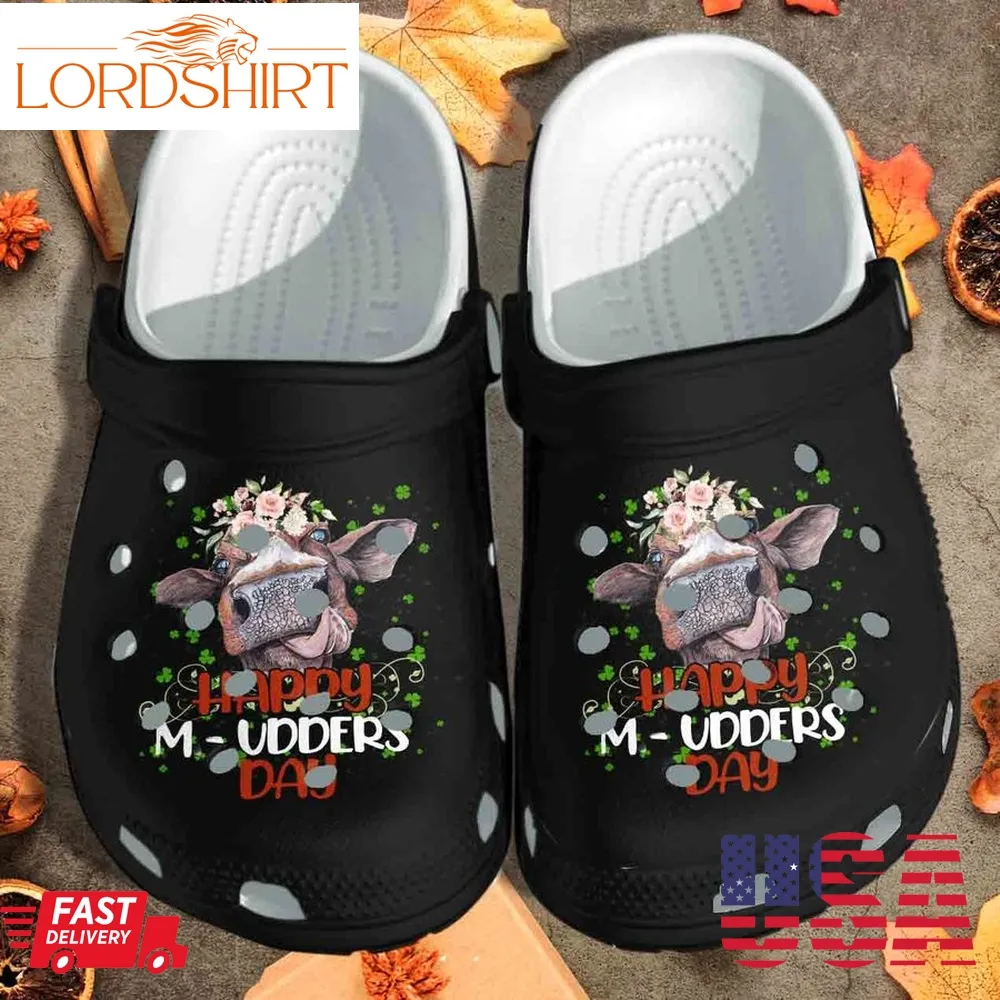 Cow Funny Happy Mudders Day Crocs Shoes Clogs   Funny Cow Heifer Farmer Clog Birthday Gift For Man Woman