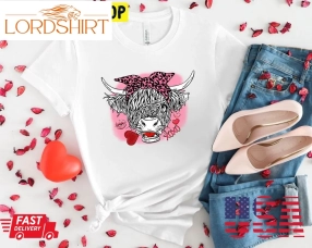 Cow Valentines Day Trending Unisex Shirt