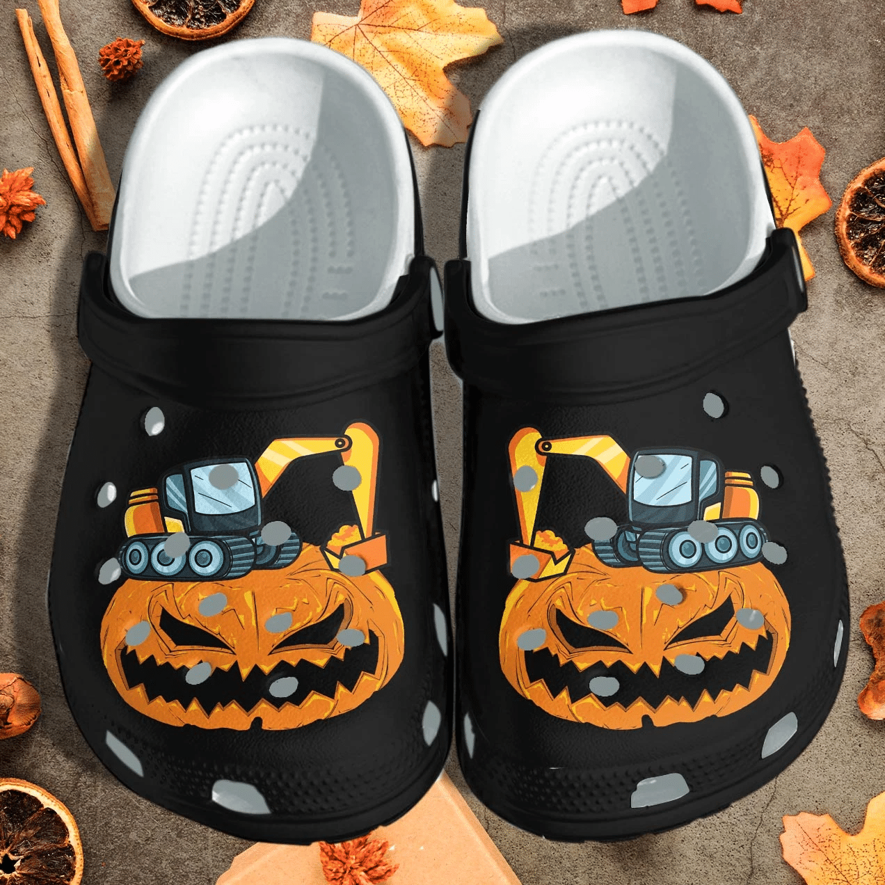 Cranes Truck Pumpkin Halloween Shoes Clog Crocs Crocband Clog Birthday Gift For Boy Girl