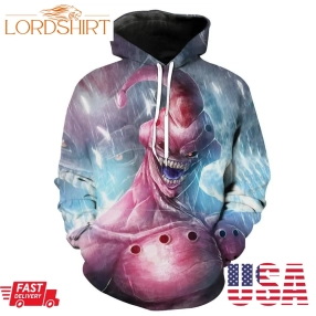 Creepy Super Buu Dragon Ball Z Apparel Hoodie 3D