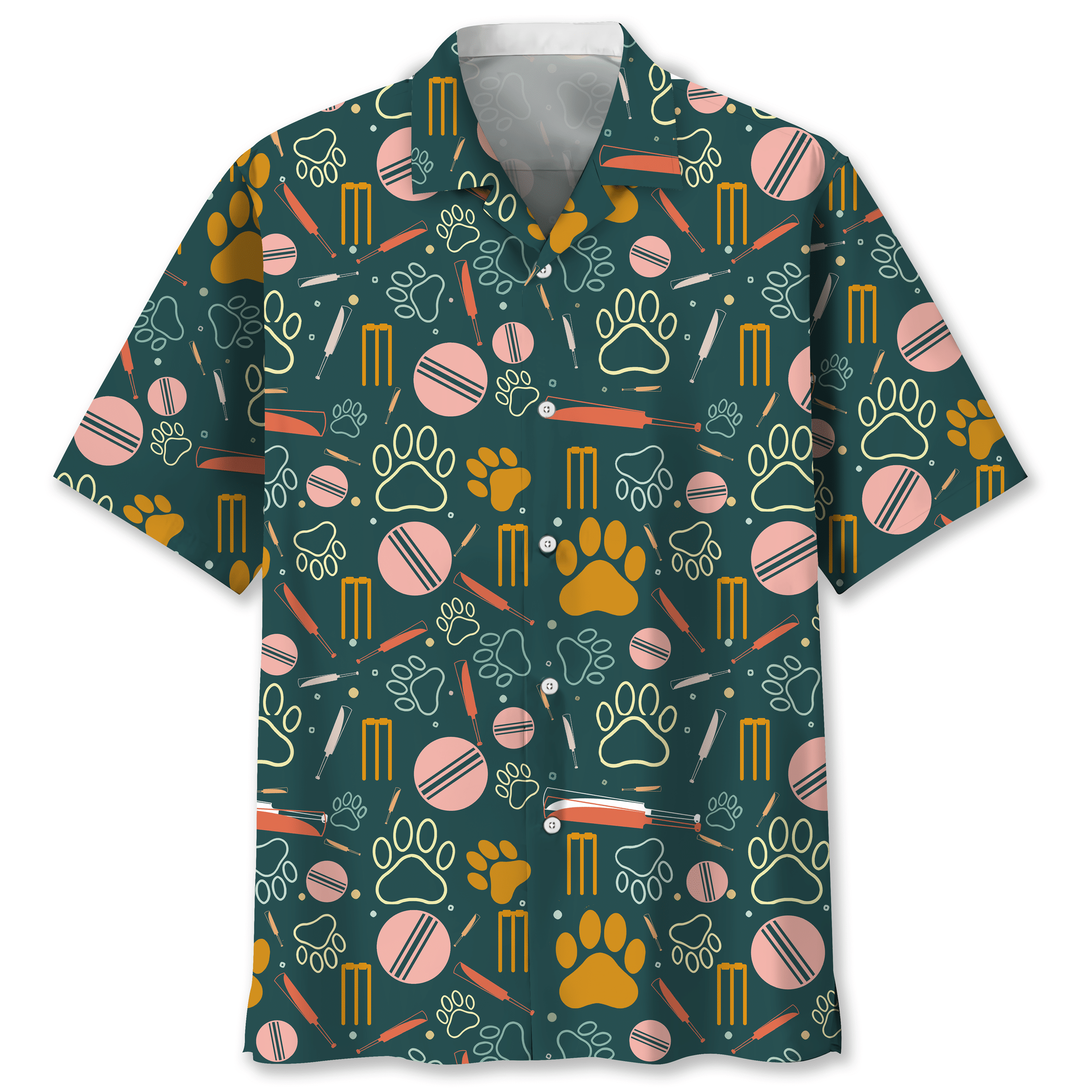 Cricket And Dog Hawaiian Shirt