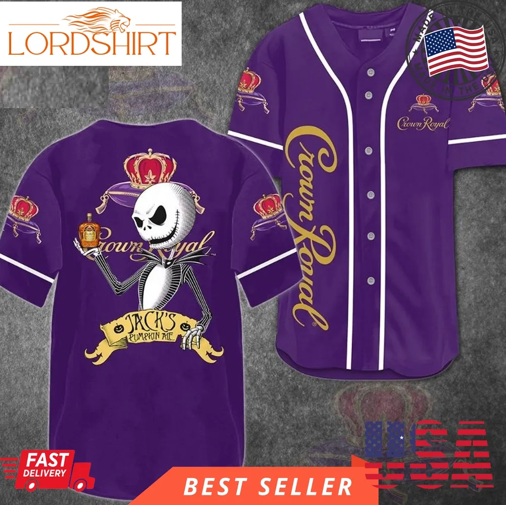 Crown Royal Jack Nightmare Crown Royal Halloween Father Royal Baseball Baseball Jersey