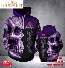 Crown Royal Skull 3D Hoodie For Men For Women All Over Printed Hoodie