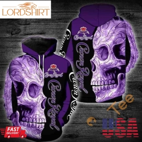 Crown Royal Skull Hoodie 3D