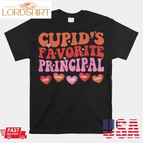 Cupid's Favorite School Principal Valentines Day Shirt