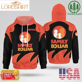 Custom Name Family Dollar Printed 3D Hoodie Polo T Shirt