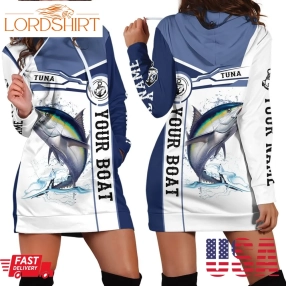 Custom Name Tuna Fishing Catch And Release Hoodie Dress