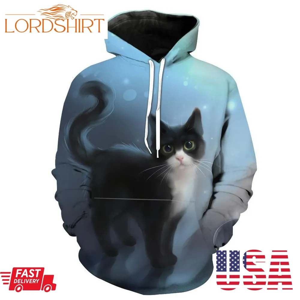 Cute Cat Cat Hoodie 3D