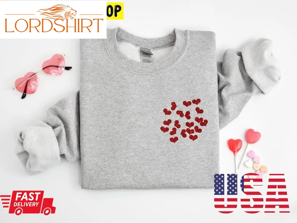 Cute Heart Valentines Day Trending Unisex Shirt