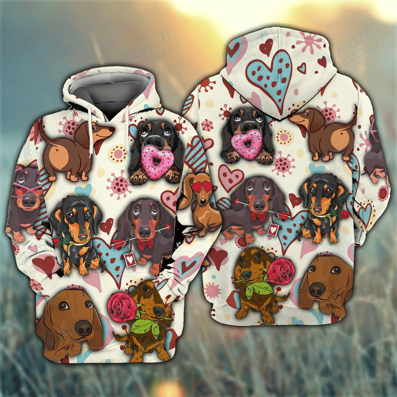 Dachshund For Dog Lovers 3D Hoodie