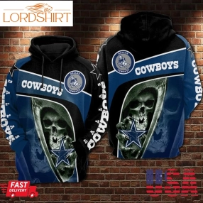 Dallas Cowboys Nfl Football Skull Death Star 3D Hoodie Sweatshirt For Fans Men Women Dallas Cowboys All Over Printed Hoodie Dallas Cowboys 3D Full Printing Shirt