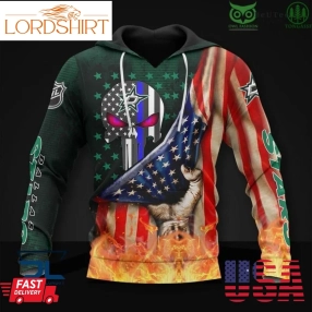 Dallas Stars Blazing Skull Nhl 3D Hoodie Sweatshirt Jacket