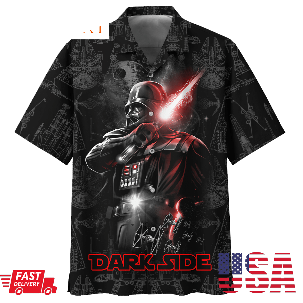 Darth Vader Dark Side Star Wars Hawaiian Shirtpng