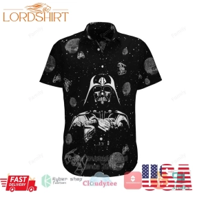 Darth Vader Galaxy Star Wars Hawaiian Shirt