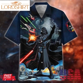 Darth Vader In Battle Of Endor Star Wars Hawaiian Shirt