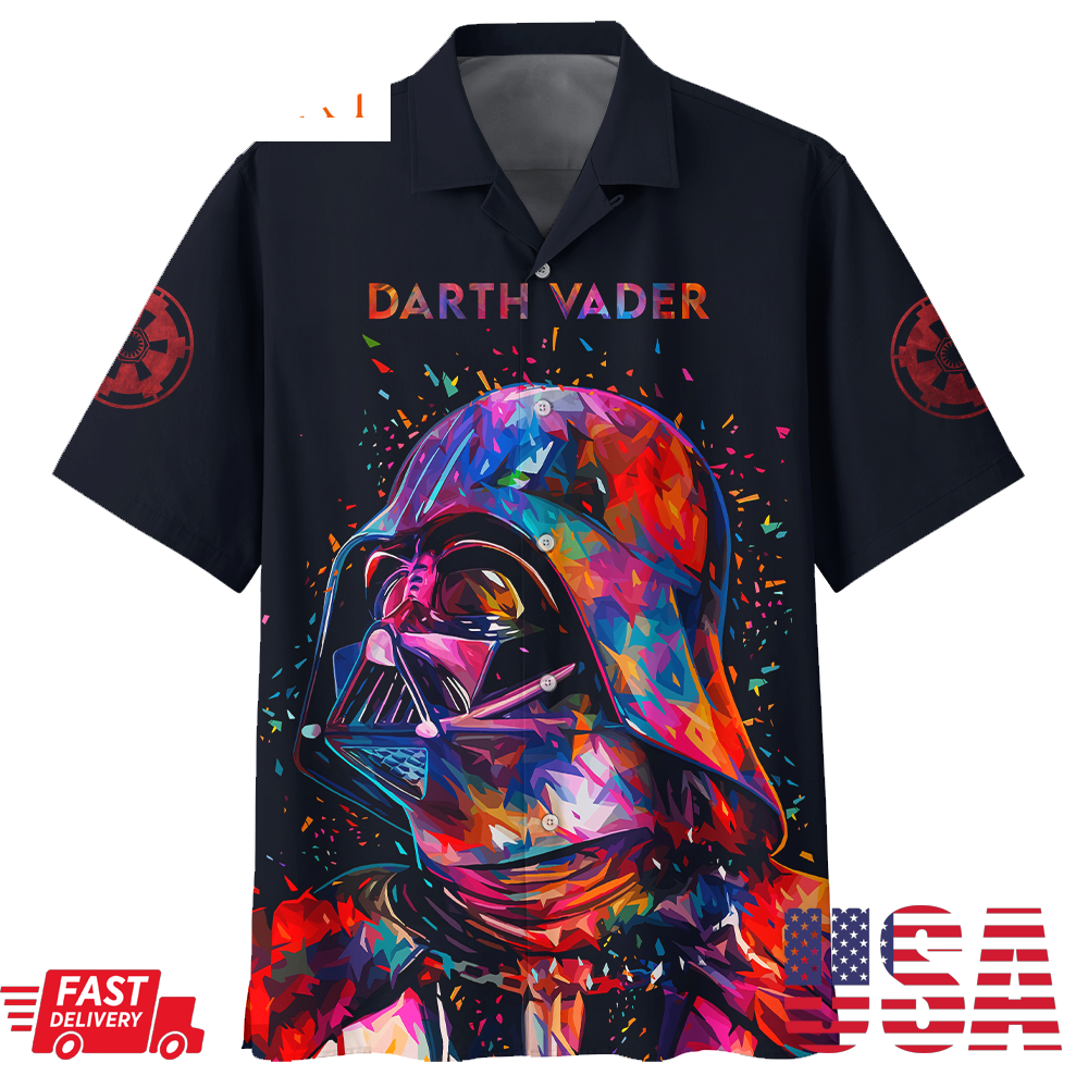 Darth Vader Star Wars Diamond Painting Hawaiian Shirt And Shortspng