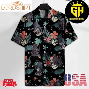 Darth Vader With Trophycal Flower Star Wars Hawaiian Shirt