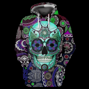 Day Of The Dead Sugar Skull Shirt 3D