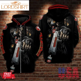 Death Skull Gun San Francisco 49Ers Super Bowl 2021 Hoodie 3D