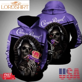 Death Skull Hug Crown Royal Men And Women 3D Full Printing Hoodie Shirt Death Skull Hug Crown Royal 3D Full Printing Shirt Crown Royal 3D Full Printing Shirt