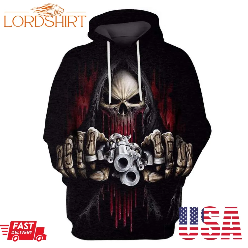 Deathmort Skull 3D Hoodie