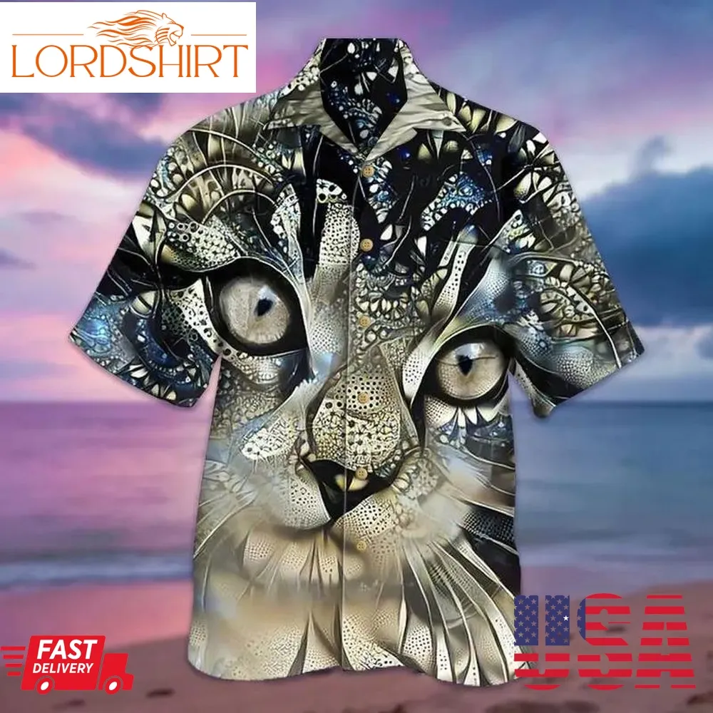 Diamond 3D Cat Hawaiian Shirt Pre11880, Hawaiian Shirt, Beach Shorts, One Piece Swimsuit, Polo Shirt, Funny Shirts, Gift Shirts, Graphic Tee