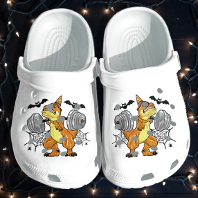 Dinosaur Gym Halloween Crocs Shoes Clog   Funny Halloween Character Crocs Crocband Clog Birthday Gift For Man Women