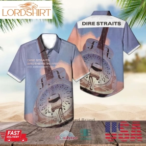 Dire Straits Brothers In Arms 2 Hawaiian Casual Shirt