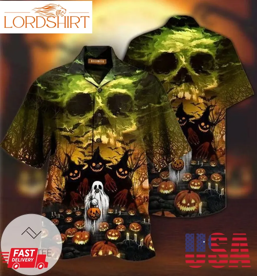 Discover Cool Hawaiian Aloha Shirts Halloween Ghost Just Want To Have Fun