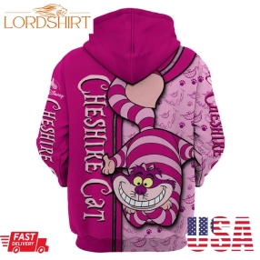 Disney Cheshire Cat Disney Unisex Cartoon Graphic 3D Hoodie