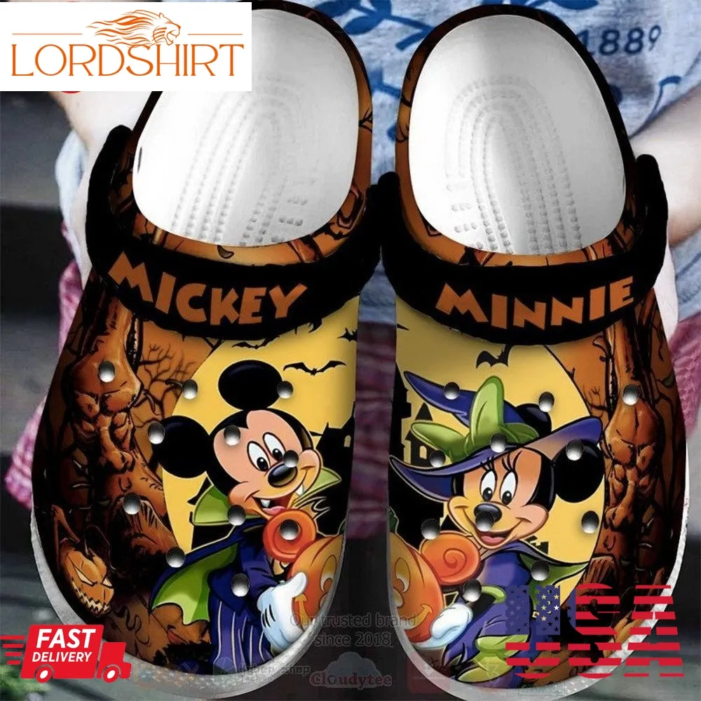 Disney Mickey Minnie Halloween Crocs Shoes, Star Wars Fans Disney Halloween