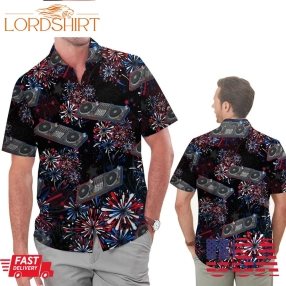 Dj Mixer American Independence Day 4Th Of July Cheap Hawaiian Shirts