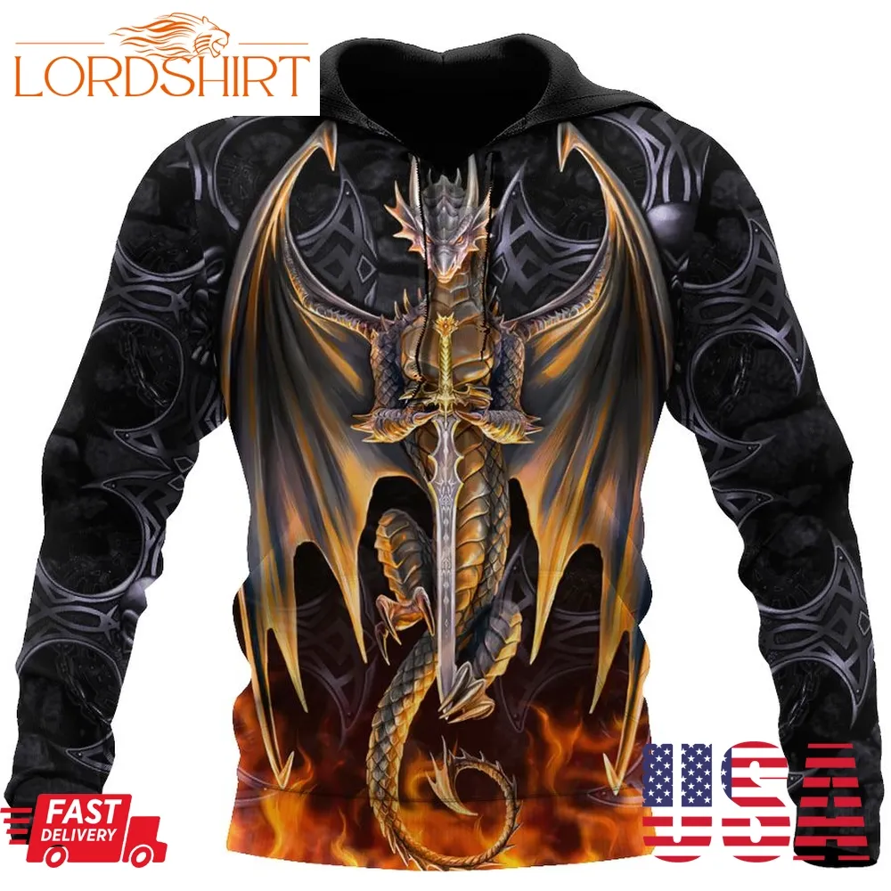 Dragon 3D All Over Printed Hoodie Mh28062102