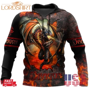 Dragon 3D Hoodie Shirt For Men And Women