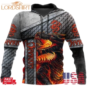 Dragon 3D Hoodie Shirt For Men And Women Hg91702